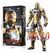 Marvel ZD Toys Iron Man Figure MK3 MK4 MK85 MK42 MK18 MK19 Spider-Man PS4 Iron Spider Action Figure Collections Gift