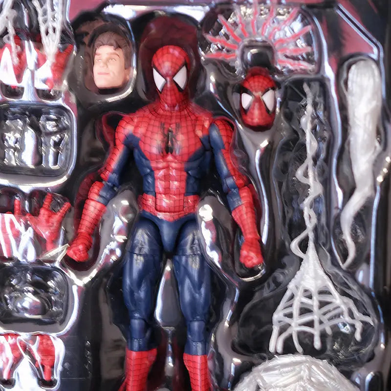 ML Ultimate Maximum Series Spider - Man Action Figure 6 Inch High Quality Ko Collectible Model Doll Gifts In Stock