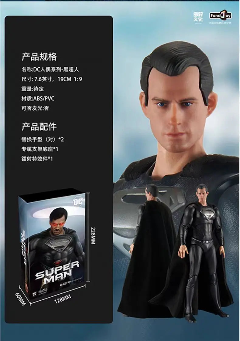 DC Justice League Movie figurines Ben Batman Aquaman Mera Black Superman Action Figure Toys Collection Models Toys Gift