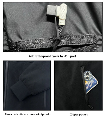 8-Zone Heated Polar Fleece Jacket