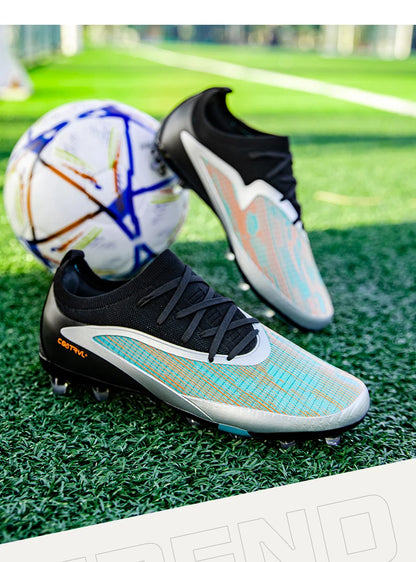 New Men Football Boots Sport Adult Long Spikes Soccer Shoes Training Outdoor Cleats Breathable Non Slip Boys Match Comfortable