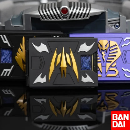 Original Bandai Kamen Rider Ryuki Csm Belt V Buckle Dragvisor Box Insert Card Ryuga Ouja Anime Collect ID Card Pack Boy'S Gift