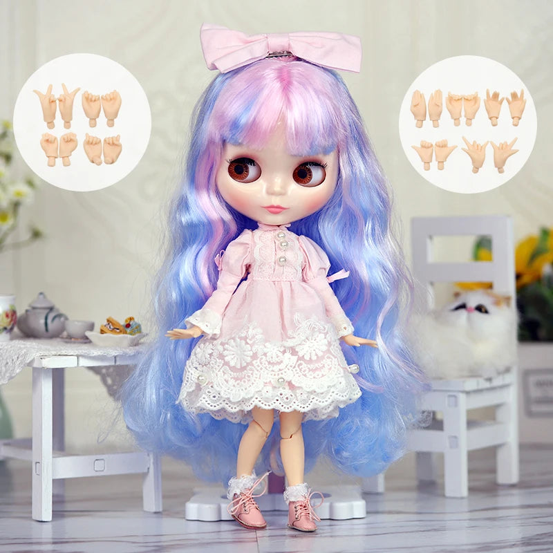 ICY DBS Blyth doll 1/6 Anime Doll joint body white Skin glossy face Special Combo with clothes, shoes and hands 30cm BJD TOY