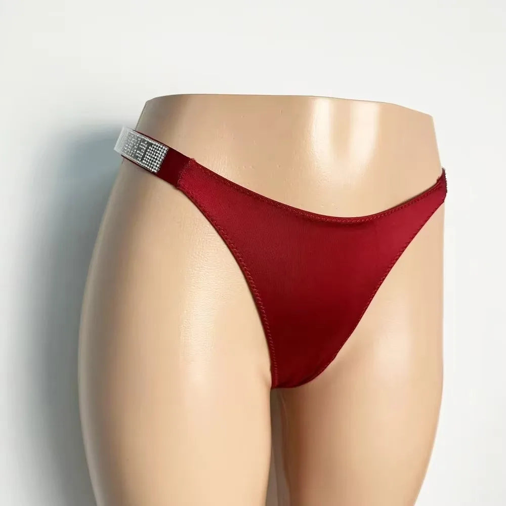 Women's Seamless Lace Thong Panties
