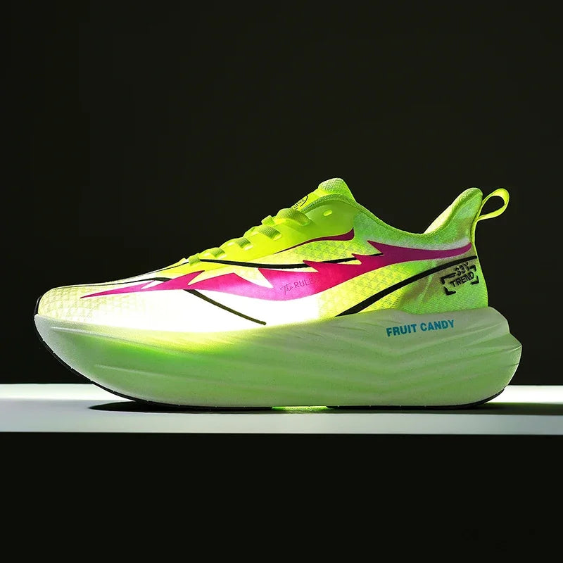 Men's Running Shoes Breathable Couple Trainer Race Luxury shoes Sneakers Mesh Outdoor Non-Slip Jogging Cushioning Off-road Shoes