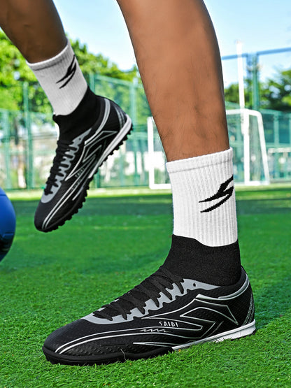 TF Turf Soccer Boots Unisex Non-Slip Wear-Resistant Breathable Lightweight Stable Grip Perfect for All Age Football Enthusiasts