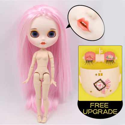 ICY DBS Blyth Doll 1/6 bjd ob24 toy joint body white skin custom doll customized face matte face 30cm toy girls gift