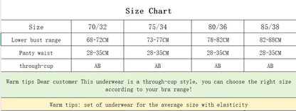 Women's Rabbit-Ear Triangle Bra Set