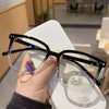 Korean Style Fashion Eyeglass Frames, Anti-Blue Light, Face Slimming Design, High-Value No-Makeup Look for Women
