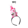 Cartoon Funny Capybara Hair Hoop Headband Summer Women's Cute Face Wash Headband Funny Plush Hair Band Hair Accessories
