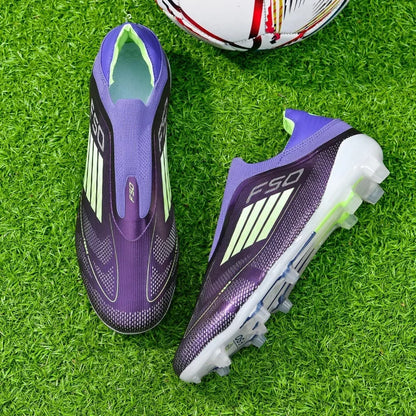 New Men Soccer Shoes Match Football Boots Sport Boys Adult Long Spikes Training Outdoor Cleats Breathable Non Slip Comfortable