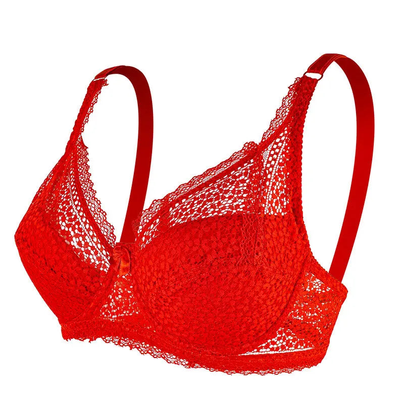 Women's Plus-Size Lace Support Bra
