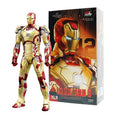 Marvel ZD Toys Iron Man Figure MK3 MK4 MK85 MK42 MK18 MK19 Spider-Man PS4 Iron Spider Action Figure Collections Gift