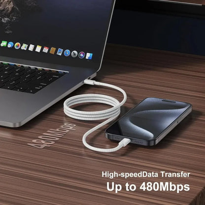 3PCS Fast Charger Cable Compatible with iPhone 17/16/15 Samsung Xiaomi Huawei USB-C to Type C Charging Data Cable Nylon Braided