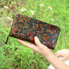 Women's Floral PU Leather Long Wallet – Large Capacity Card Holder & Coin Purse, 8 Styles - TRYSHOPPY
