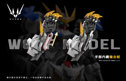 In Stock WOLF Second Batch of Repaired Version Model 1/100 MG Barbatos Wolf King GK Assembled Model Kit Movable Doll Robot