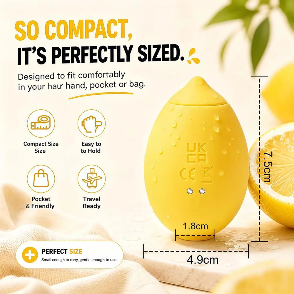 Clitoris Sucking Lemon Vibrator for Women 10 Speed Vacuum Sucker Nipple Stimulator Oral Clit Suction Massager Female Sex Toys