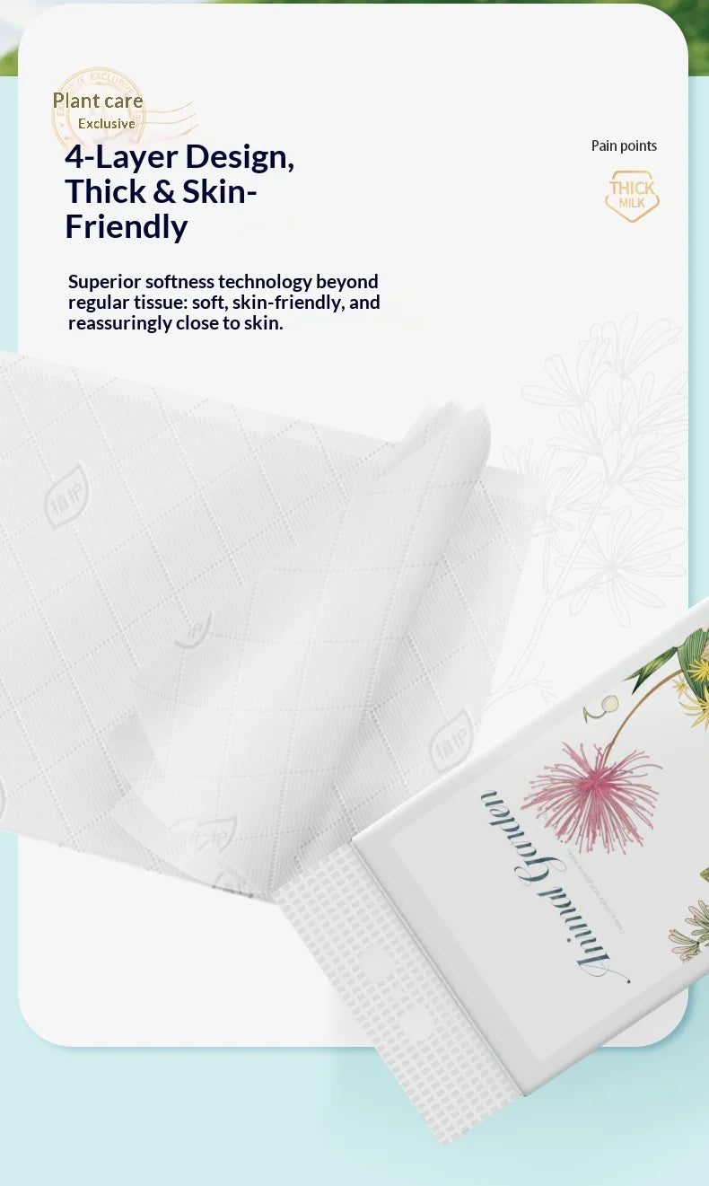 3PCS Family Pack 4-Layer Thickened and Enlarged 1280 Large Capacity Napkins with No Dropping, Absorbent Hanging Face Towels