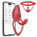 Adult Sex Toys Wearable Panty Vibrator for Couple Women,Vibrating Penis Ring Clitoral Stimulator,Female Sex Toy with APP Control