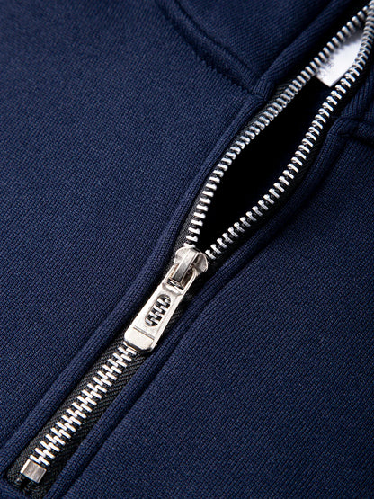 Men's Solid Turtleneck Knit Pullover