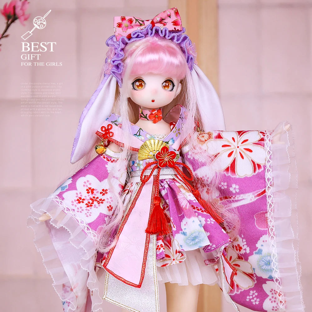 ICY DBS 1/4 BJD Dream Fairy Doll ANIME TOY Mechanical Joint Body Collection Doll  Official Makeup 40cm SD