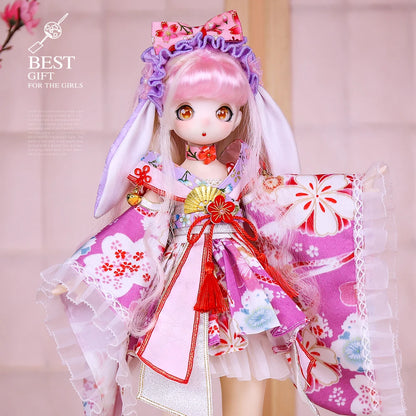 ICY DBS 1/4 BJD Dream Fairy Doll ANIME TOY Mechanical Joint Body Collection Doll  Official Makeup 40cm SD