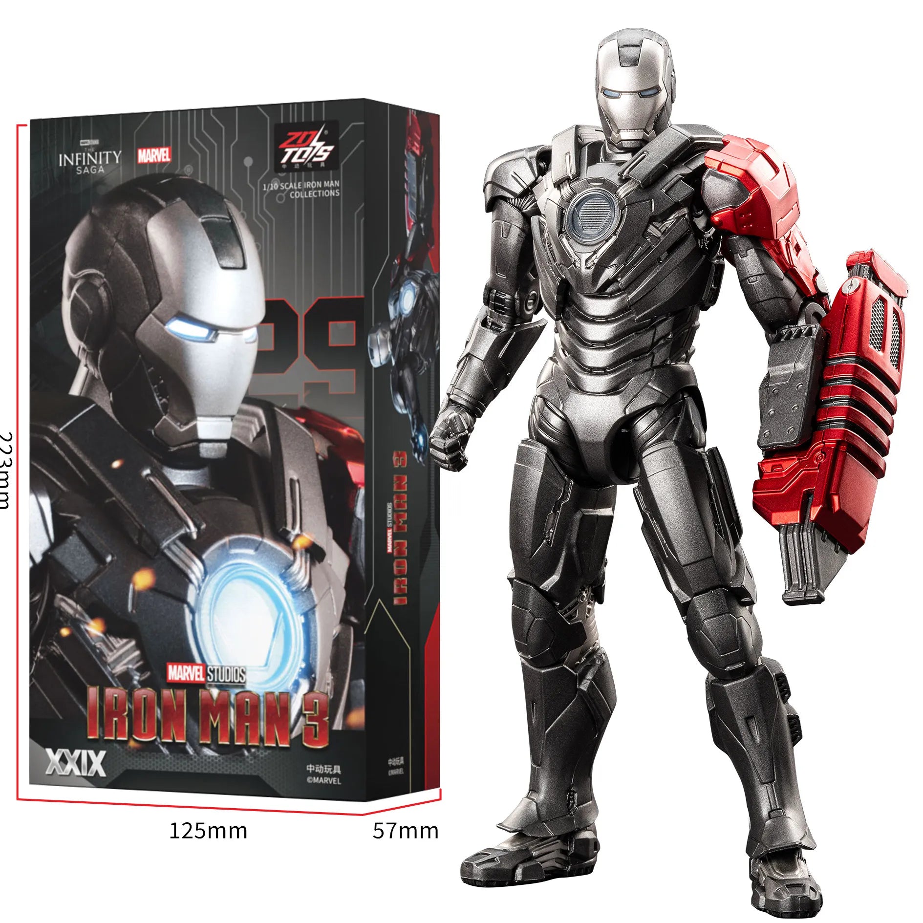 Marvel ZD Toys Iron Man Figure M29 Action Figure Collections Gift