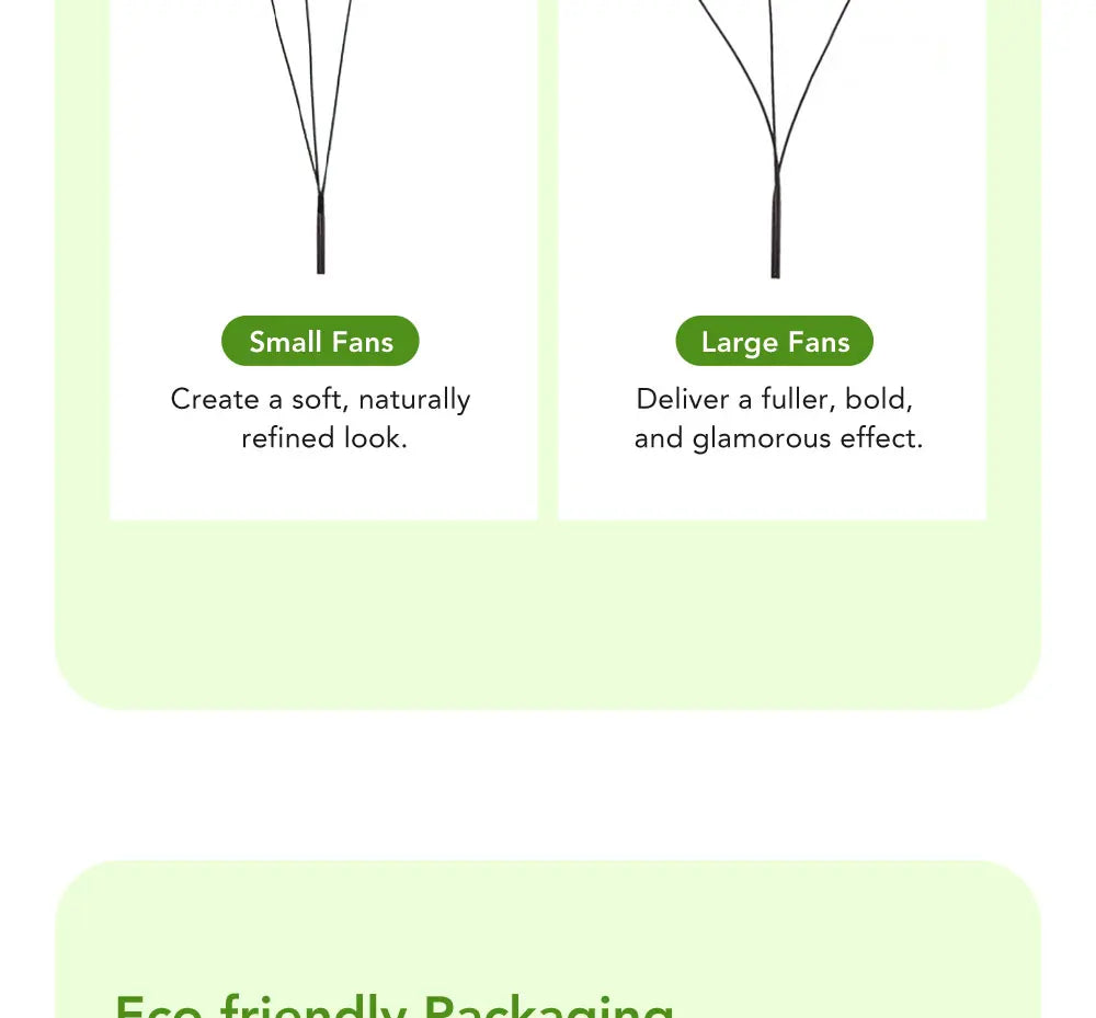 DIYDAY Narrow 3d 4d 5d Eyelash Extension V-Shaped Volume Fans W Shape Eyelashes BASF Natural Dense Faux Mink Lashes