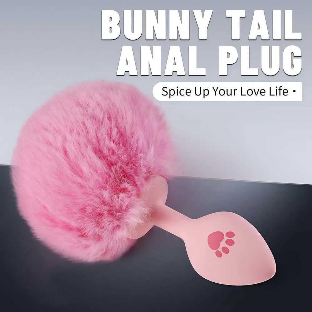 Cat Paw Anal Plug Adult Couple Games Butt Plug Erotic Product Penetration Anal Toys with Hairball Fox Tail Sex Toy for Men Women