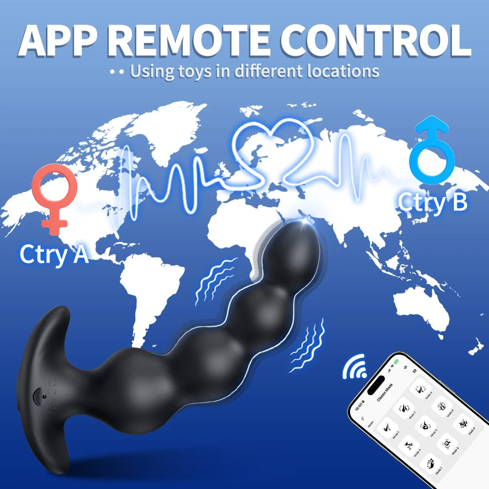 App-Controlled Vibrating Anal Beads