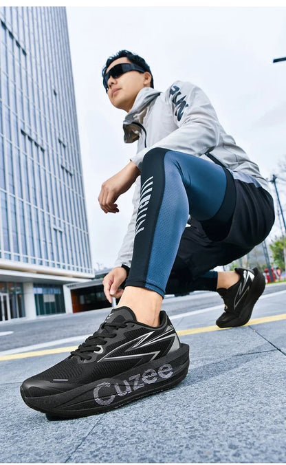 Men's Running Shoes Outdoor Sneakers Breathable Mesh Off-road Luxury shoes Trainer Shoes Couple Cushioning Race Non-Slip Fashion