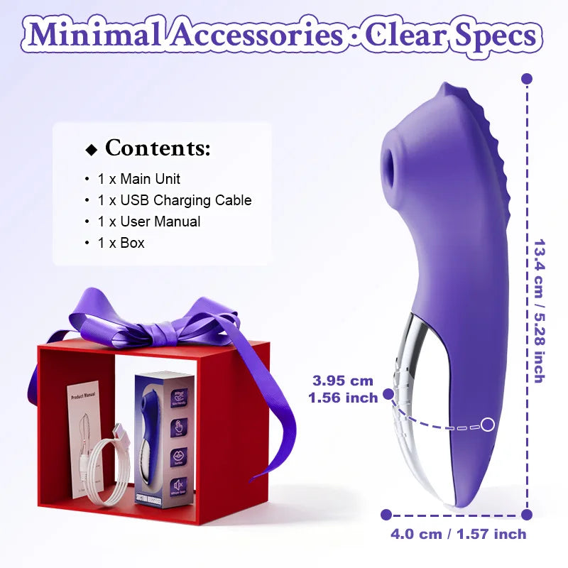 Powerful Clit Sucking Vibrator for Women Sucker Oral Suction Nipple Clitoris Stimulator Sex Toy for Adults Masturbator