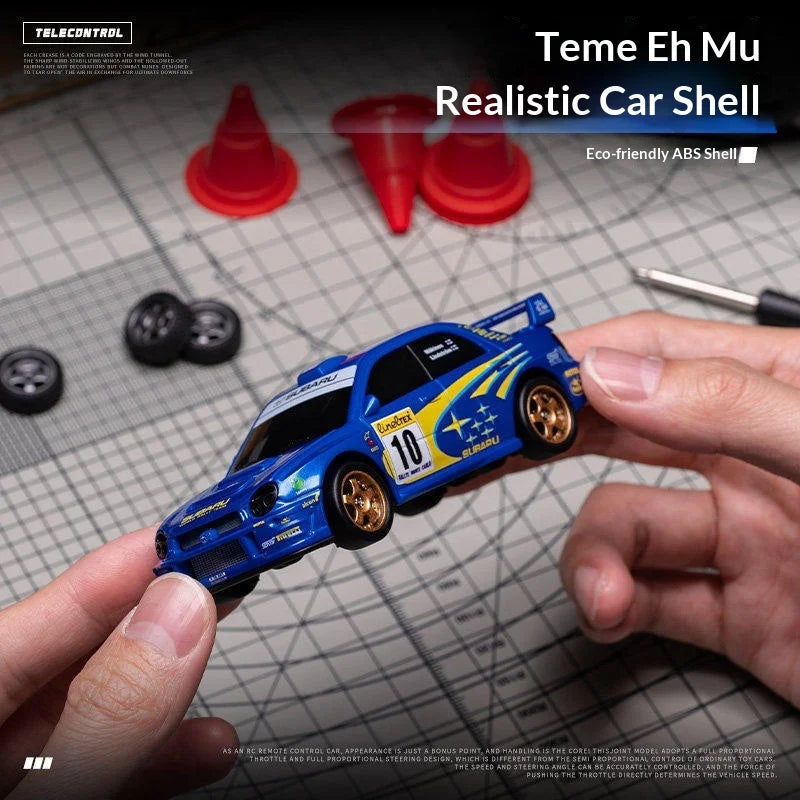 1:43 Mini RC Drift Car 2.4G High Speed Remote Control Racing Car Model Desktop Toy For Boys
