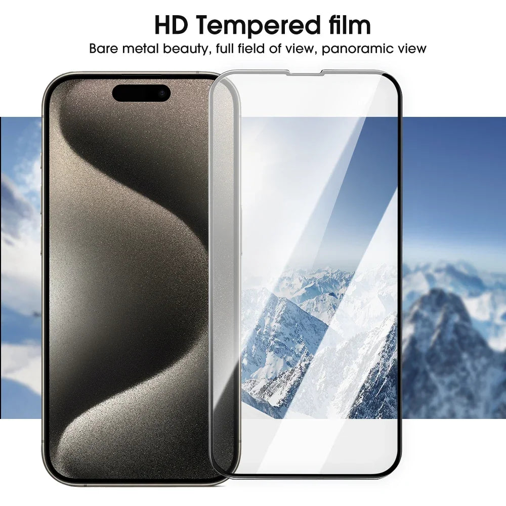 1-3Pcs HD Clear Glass Screen Protector for iPhone 16 17 Pro Max Tempered Glass Protection for iPhone 17/17Pro/17ProMax/17Air