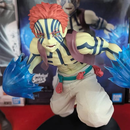 In Stock Bandai Original Genuine Banpresto Anime Yaiba Akaza Vibration Stars Plus 14cm Model Toy Figur