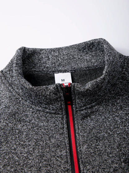 Men Sweatshirts Spring Thicker Pullover Half Zipper Pullover for Male Hoody Outdoor Sweatshir Autumn Solid Color Turtleneck Swea