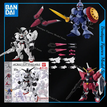 Bandai Genuine GUNDAM MSE MOBILE SUIT ENSEMBLE GASHAPON Anime Action Figure Assembly Collection Model Gift Toys Hobbies