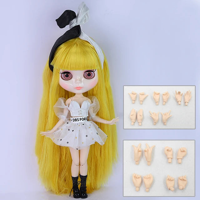 ICY DBS Blyth Doll 1/6 BJD Toy  Joint Body Set for Special Sale Random Eyes 30cm Anime Girl Gift