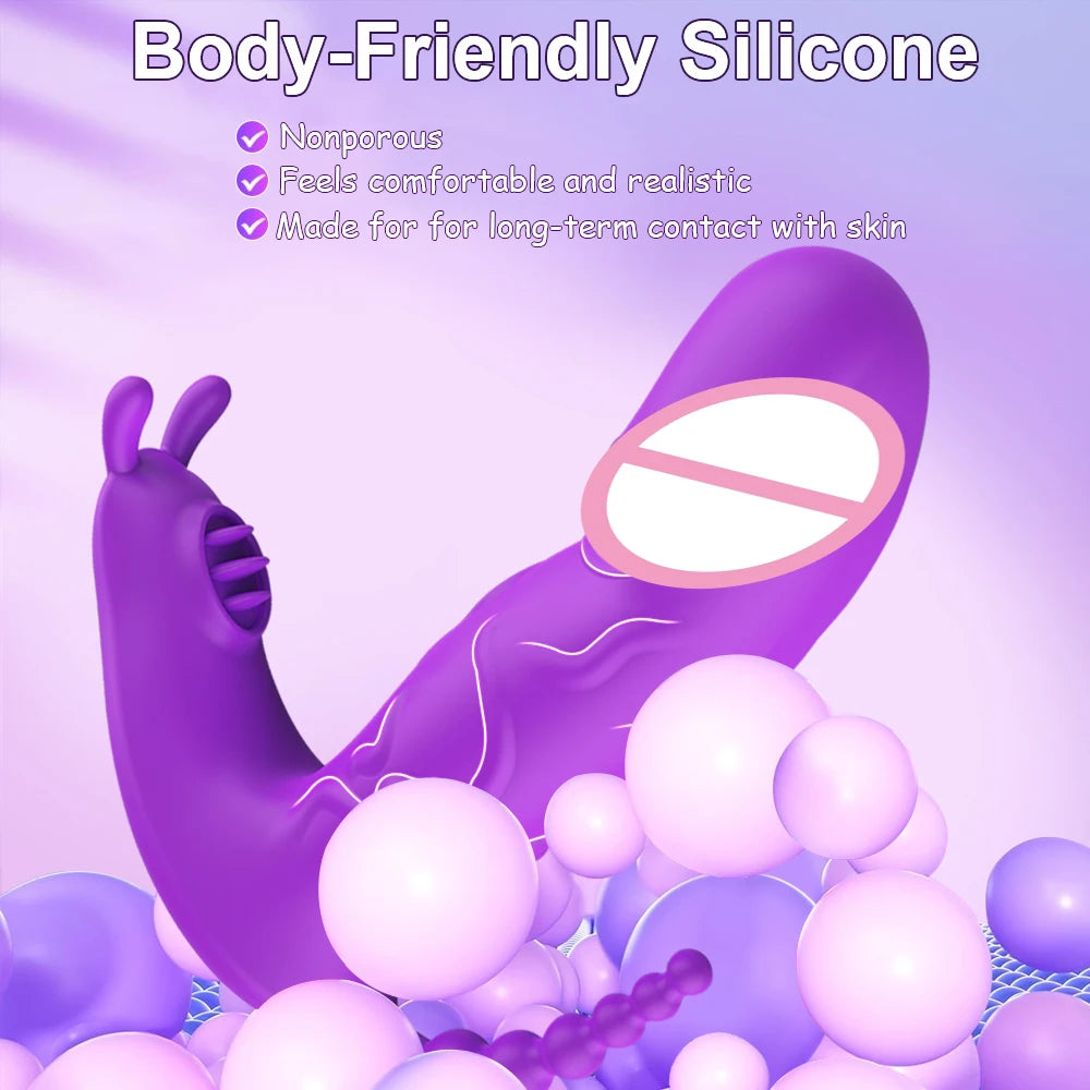 3 in 1 Wearable Dildo Vibrator  App Control Clitoris Stimulator Massager  Anal Plug Sex Machine  for Women Couples Adults 18