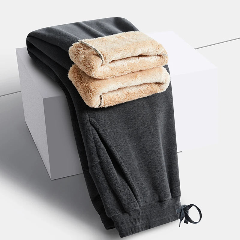 Fleece-Lined Drawstring Sweatpants