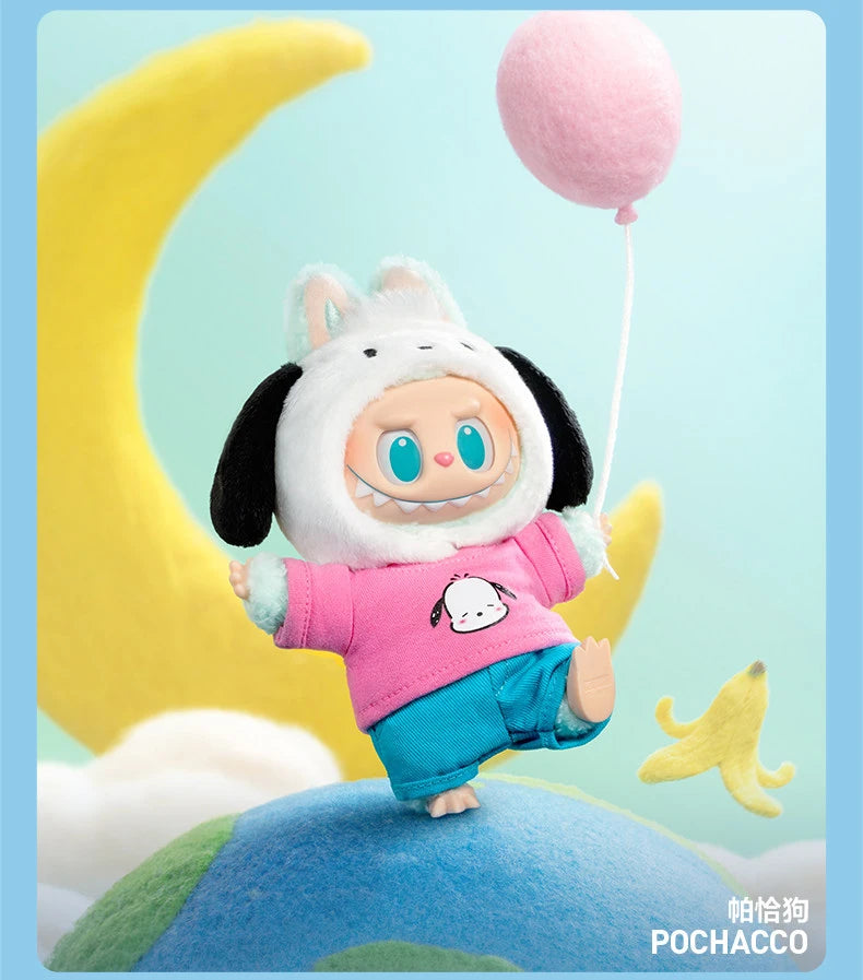 POP MART Labubu Monsters Sanrio Characters Series Vinyl Plush Mystery Guess bagBlind Box Anime Figure Soft Toy for Desktop Decor