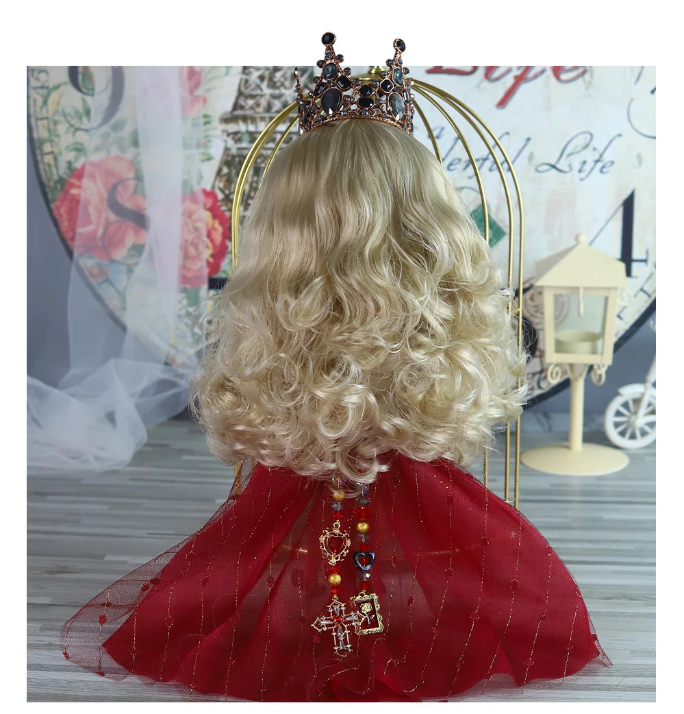 ICY DBS Blyth 1/6 Doll Hand Painted Set Tan Skin Long Eyelash Sleeping Doll Set SD