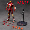 Marvel ZD Toys Iron Man Figure MK3 MK4 MK85 MK42 MK18 MK19 Spider-Man PS4 Iron Spider Action Figure Collections Gift
