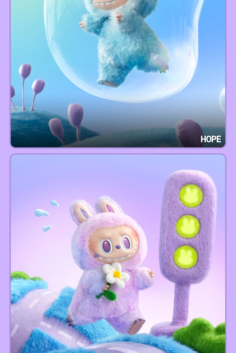 POP MART Labubu THE MONSTERS Big into Energy Series-Vinyl Plush Pendant Mystery Box Guess Bag Toys Doll Cute Anime Figure