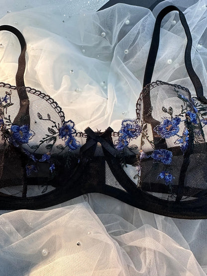 Women's Floral Print Bra & Panty Set
