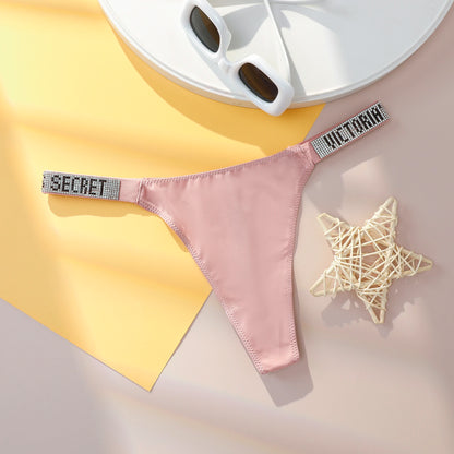Women's Seamless Lace Thong Panties