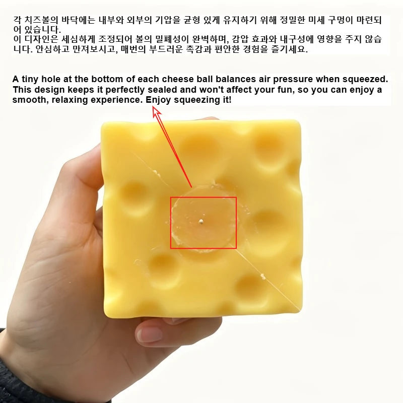 Squishy Square Cheese Squeeze Toys Slow Rebound Push Stress Relief Sensory Toy Soft Butter Cheese Fidget Toy Christmas Present