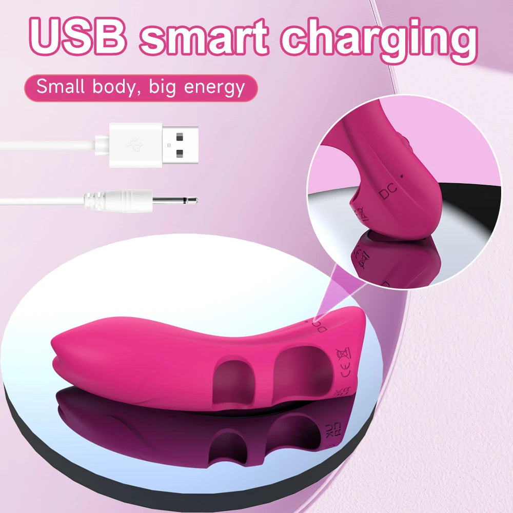 Begginer Finger  G Spot Vibrator 10 Speed Clitoris Nipple Stimulator Vagina Anal Massager Sex Toy for Couples Adult Sexy Toys