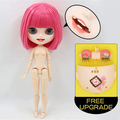 ICY DBS Blyth Doll 1/6 bjd ob24 toy joint body white skin custom doll customized face matte face 30cm toy girls gift