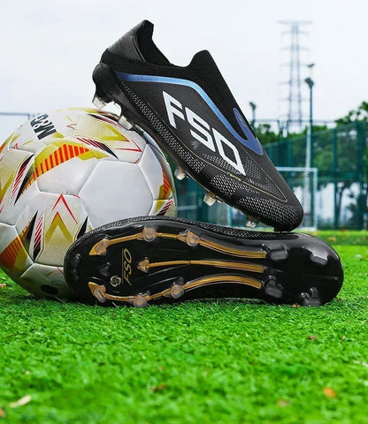 New Men Football Boots Sneakers High-quality Non-Slip Boys Cleats Hot-selling Soccer Shoes Grass Outdoor Match High-top Light